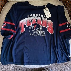 AE Tailgate Cropped HOUSTON Texans Tee
